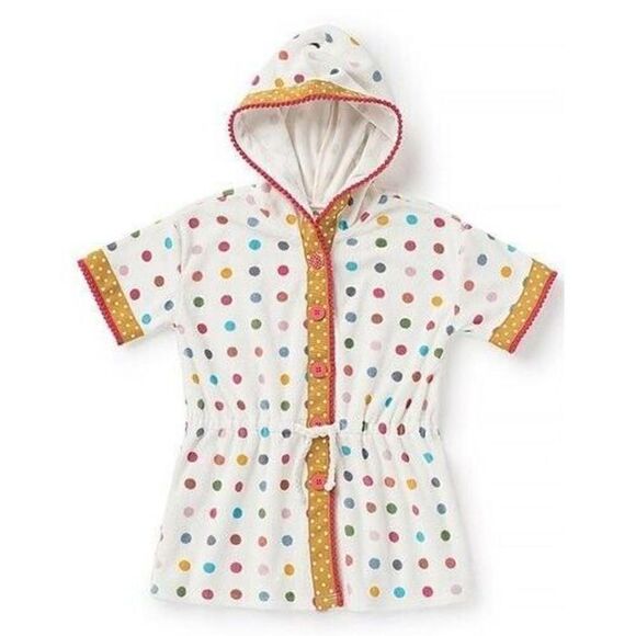Matilda Jane Camp MJC Sunfish Cover Up Beachy Terry Cloth Button Up Size 4 - Picture 2 of 10